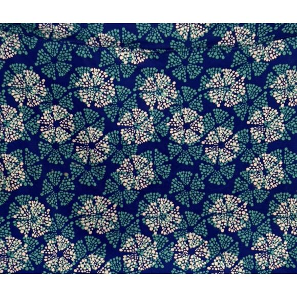 Tranquility Medium Blue Pattern Skort Polyester Spandex - Picture 4 of 6